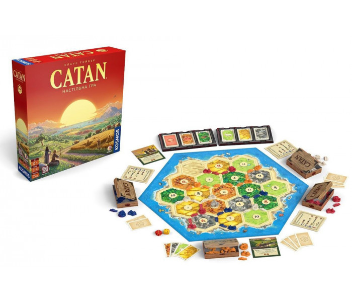 Настольная игра Катан. Колонизаторы (базовая). Rozum (R100UA)