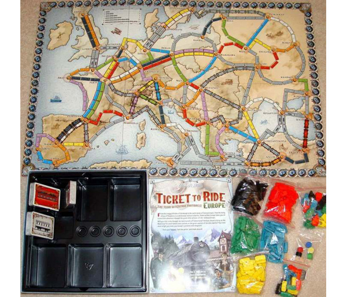Настольная игра Ticket to Ride Europe (Билет на поезд) (УКР). Lord of Boards (DOW7202UK)