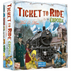 Настільна гра Ticket to Ride Europe (Квиток на поїзд) (УКР). Lord of Boards (DOW7202UK)