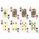 Пластиковые карты Fournier 2800 Jumbo Index Red, red (1028935)