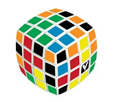 Фото Кубик Рубіка V4 із білою основою (V-CUBE 4 White)