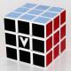 Кубик Рубика V3 с белой основой, плоский (V-CUBE 3White). 00.0036
