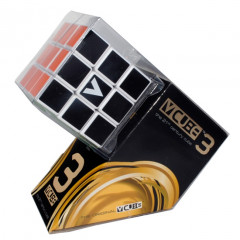 Кубик Рубіка V3 із білою основою, плоский (V-CUBE 3White). 00.0036