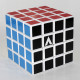 Кубик Рубіка V4 із білою основою, плоский (V-CUBE 4White). 00.0048