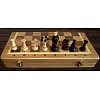 Шахи середні + Нарди люкс (дуб, ручна робота) C-180b