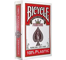 Фото Пластиковые карты Bicycle Prestige Jumbo Index Red, 40377red