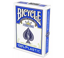 Фото Пластиковые карты Bicycle Prestige Jumbo Index Blue, 40377blue