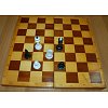 Фото 1 - Шахи, нарди, шашки СРСР 50x50 см. Дошка дерево, інтарсія. Фігури та шашки пластик