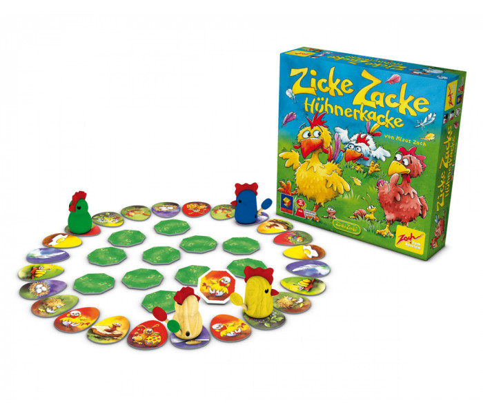 Настольная игра Цыплячьи бега (Zicke Zacke Huhnerkacke) ENG. Zoch (601121800)