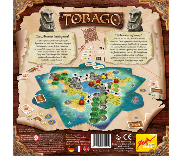 Настольная игра Тобаго (Tobago) ENG. Zoch (601105152)