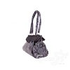 Фото 3 - Жіноча сумка з якісного шкірозамінника із вставками замша CICERONIAN (ЦИЦЕРОНІАН) WD2117-grey