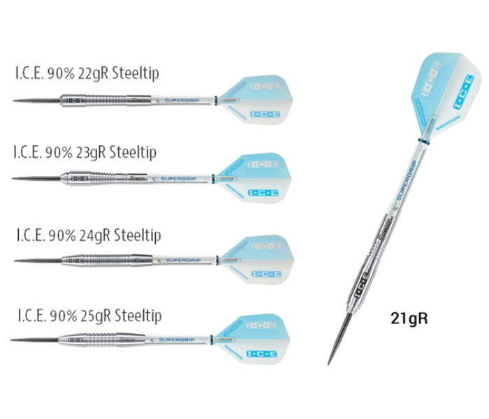 Дротики дартс Harrows Ice 90% tungsten steeltip
