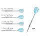 Дротики дартс Harrows Ice 90% tungsten steeltip