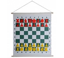 Фото Демонстраційні шахи 65 x 65 см (вініл, пластик, магнітні) (DD04A)