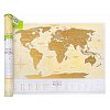 Фото 1 - Скретч карта світу Travel Map Gold World (РОС) 1DEA.ME (4820191130029)