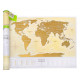 Скретч карта мира Travel Map Gold World (УКР) 1DEA.ME (4820191130012)