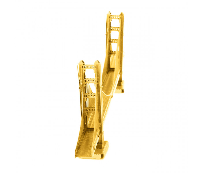 Металева збірна 3D модель "Міст Golden Gate" Gold, Metal Earth (MMS001G)