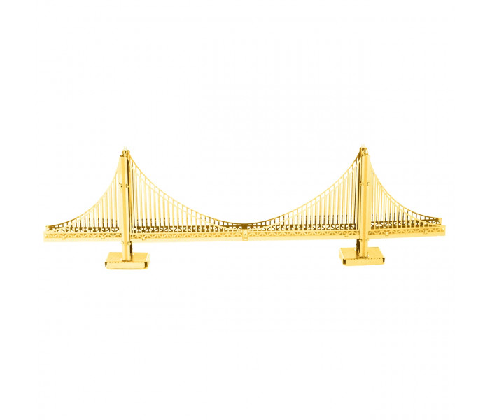 Металева збірна 3D модель "Міст Golden Gate" Gold, Metal Earth (MMS001G)