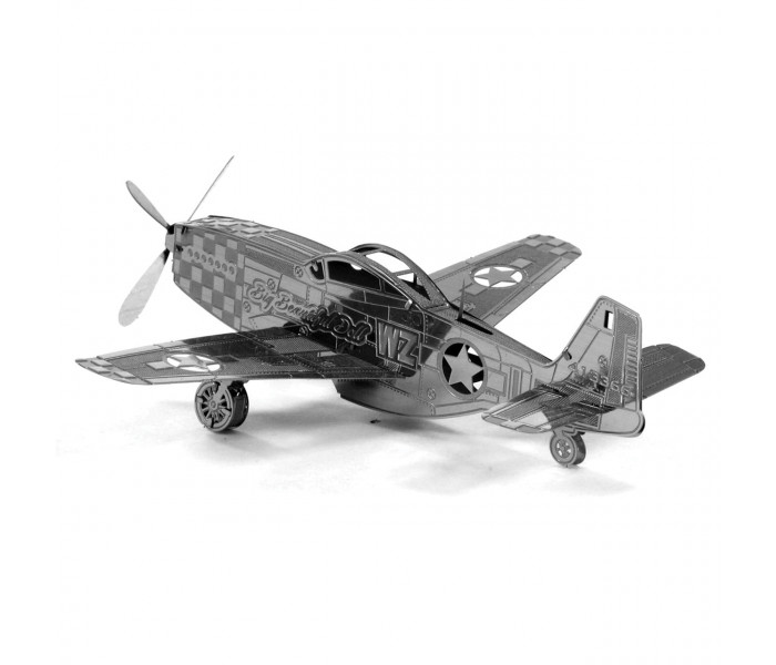 Металева збірна 3D модель "Винищувач Р-51 Mustang", Metal Earth (MMS003)