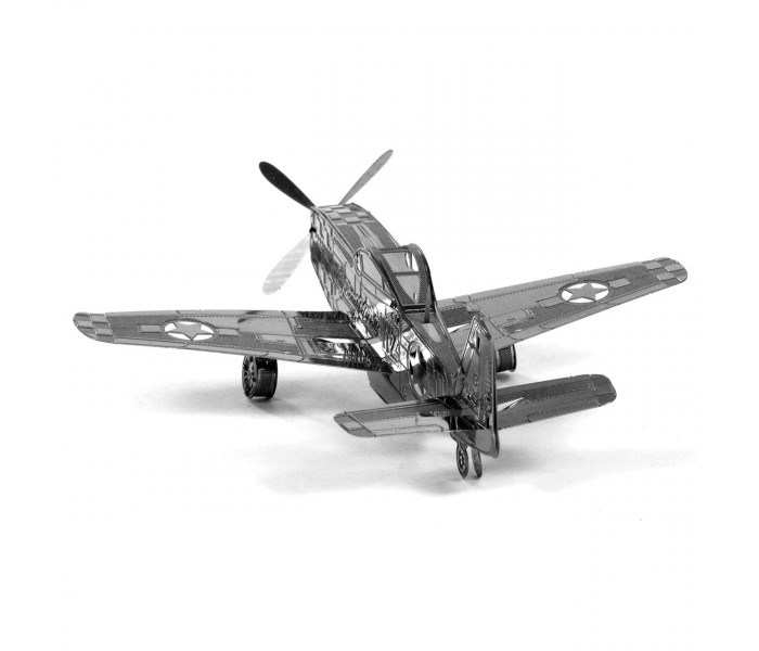Металева збірна 3D модель "Винищувач Р-51 Mustang", Metal Earth (MMS003)
