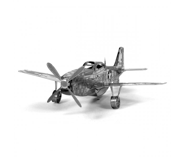 Металева збірна 3D модель "Винищувач Р-51 Mustang", Metal Earth (MMS003)