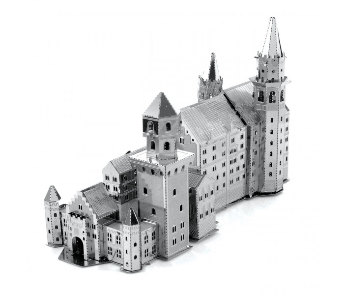 Металлическая сборная 3D модель "Neuschwanstein Castle" (Замок Нойшванштайн), Metal Earth (MMS018)