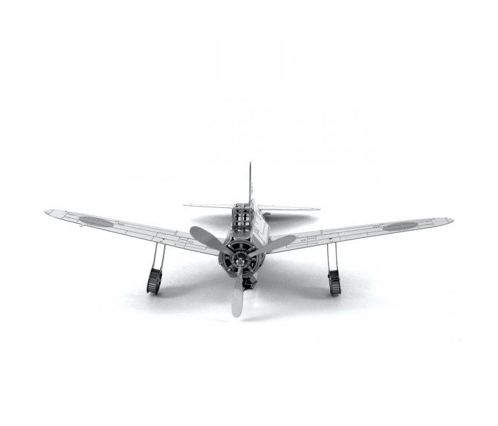 Металева збірна 3D модель "Винищувач Mitsubishi Zero", Metal Earth (MMS028)