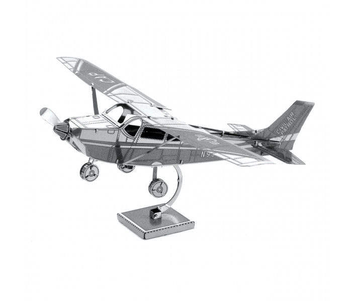 Металлическая сборная 3D модель "Самолет Cessna 172", Metal Earth (MMS045)
