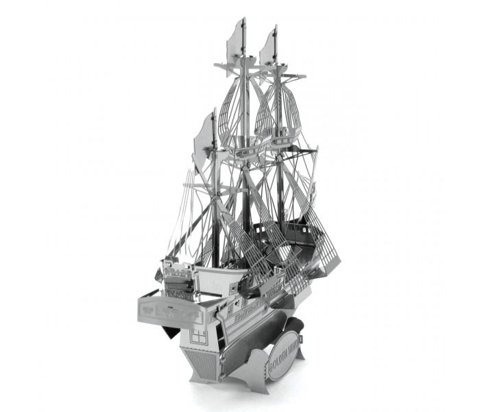 Металлическая сборная 3D модель "Корабль Golden Hind", Metal Earth (MMS049)