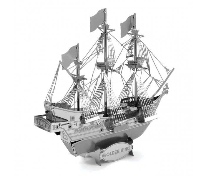Металлическая сборная 3D модель "Корабль Golden Hind", Metal Earth (MMS049)