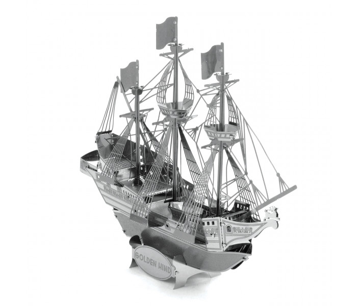 Металлическая сборная 3D модель "Корабль Golden Hind", Metal Earth (MMS049)
