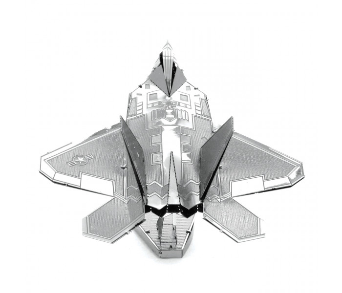 Металлическая сборная 3D модель "Истребитель F-22 Raptor", Metal Earth (MMS050)