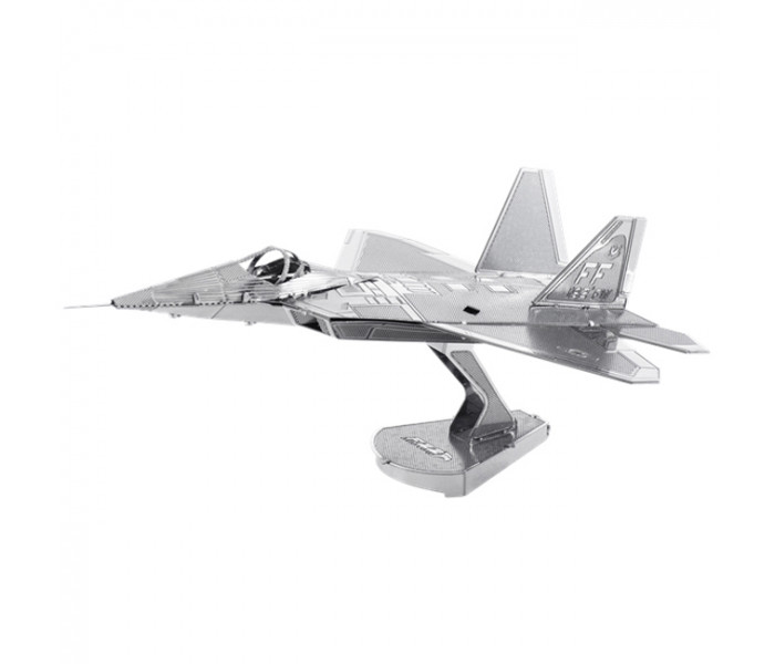 Металлическая сборная 3D модель "Истребитель F-22 Raptor", Metal Earth (MMS050)