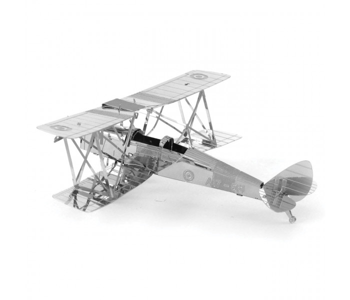 Металева збірна 3D модель "Біплан Tiger Moth", Metal Earth (MMS066)
