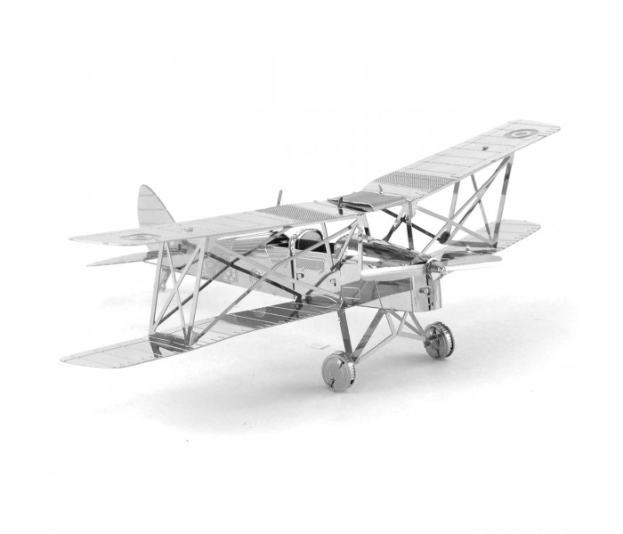 Металева збірна 3D модель "Біплан Tiger Moth", Metal Earth (MMS066)