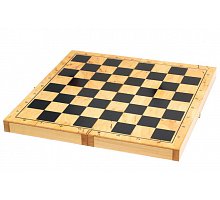 Фото Дерев’яна шахівниця складана, 36 x 36 см