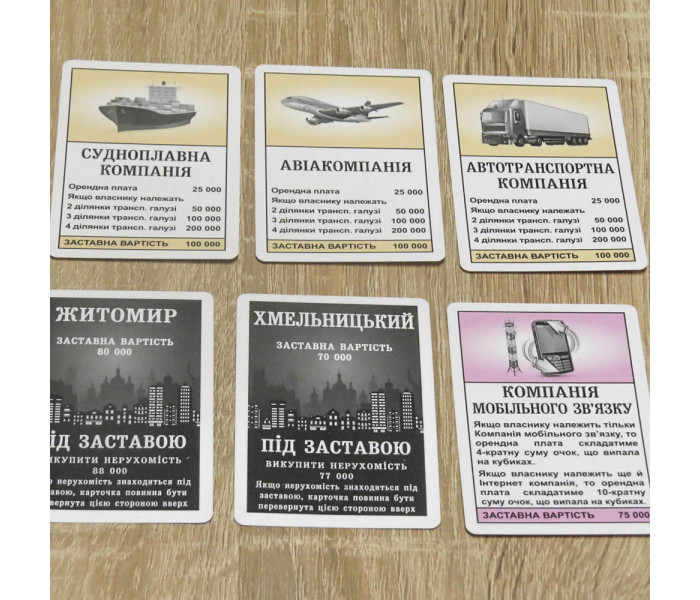 Настольная игра Монополия Люкс Украина. Artos Games (0734)