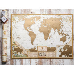 Скретч карта світу My Antique Map (англ. мова)