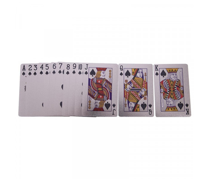 Серебряные пластиковые карты Dollar/Euro, Bridge Size