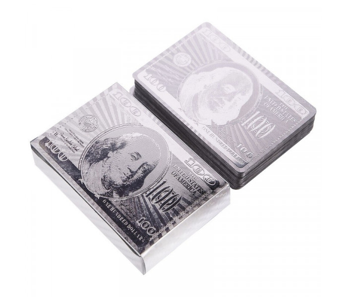 Серебряные пластиковые карты Dollar/Euro, Bridge Size