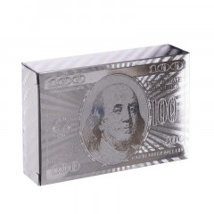 Серебряные пластиковые карты Dollar/Euro, Bridge Size