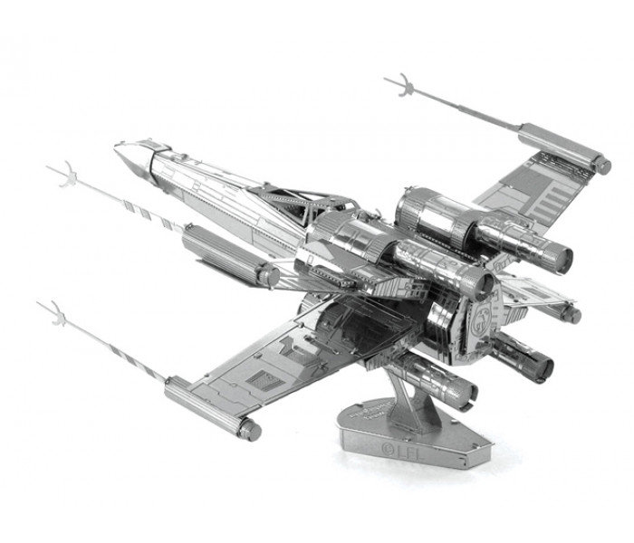Металева збірна 3D модель XWing Star Fighter, Metal Earth (MMS257)