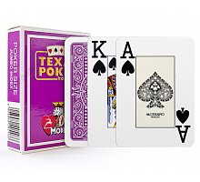 Фото Modiano Texas Poker, purple - Профессиональные пластиковые карты