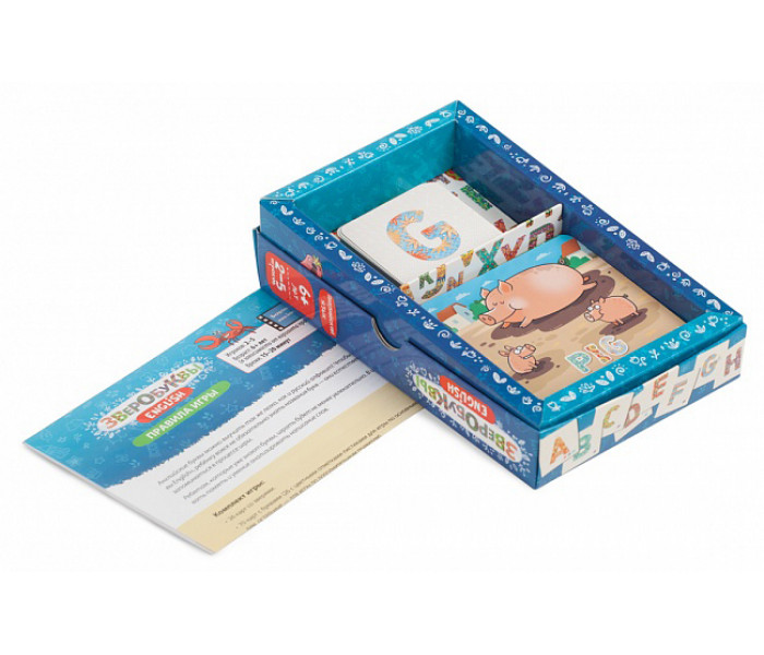Банда умников Зверобуквы English - Настольная игра (УМ043)