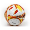 Фото 2 - М’яч футбольний №5 PU ламін. ZEL ZEL-01-1 білий-жовтий-червоний (№5, 5 сл., пошитий вручну)