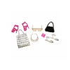 Фото 3 - Аксесуари для Барбі - Гламур, Barbie, Mattel, срібна сумка, CFX30-3
