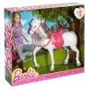 Фото 2 - Лялька Барбі в картатій сорочці з конем - набір, серія Прогулянка верхи, Barbie, Mattel, DHB68