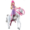 Фото 6 - Лялька Барбі в картатій сорочці з конем - набір, серія Прогулянка верхи, Barbie, Mattel, DHB68