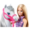 Фото 7 - Лялька Барбі в картатій сорочці з конем - набір, серія Прогулянка верхи, Barbie, Mattel, DHB68