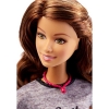 Фото 3 - Лялька Барбі Модниця, в джинсовій спідниці та сірій футболці, Barbie, Matell, сіра футболка, джинсова спідниця, DGY54-6